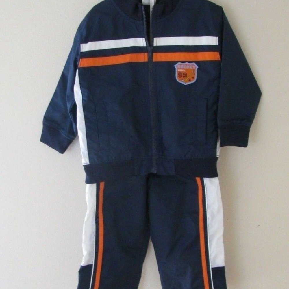Wonderkids 2 piece windbreaker tracksuit size 18M